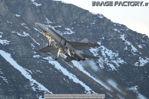 2008-10-09 Axalp Shooting Range 1415 McDonnell Douglas FA-18C Hornet